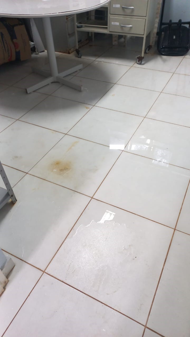 Centro de Saúde (CS) Cássio Raposo do Amaral - Danos com a chuva - Janeiro de 2023