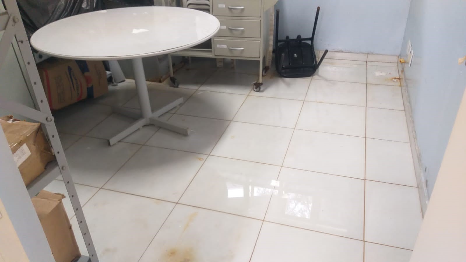Centro de Saúde (CS) Cássio Raposo do Amaral - Danos com a chuva - Janeiro de 2023