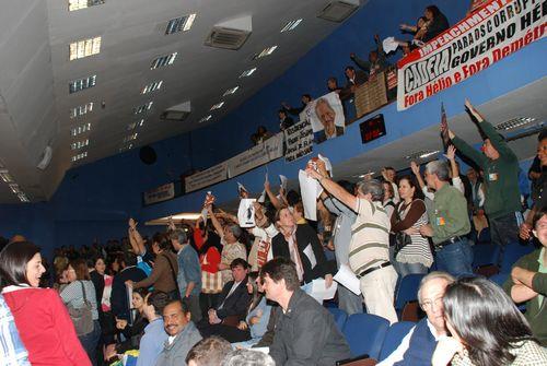 Julgamento da Cassação do Mandato do Prefeito Hélio - dia da votação