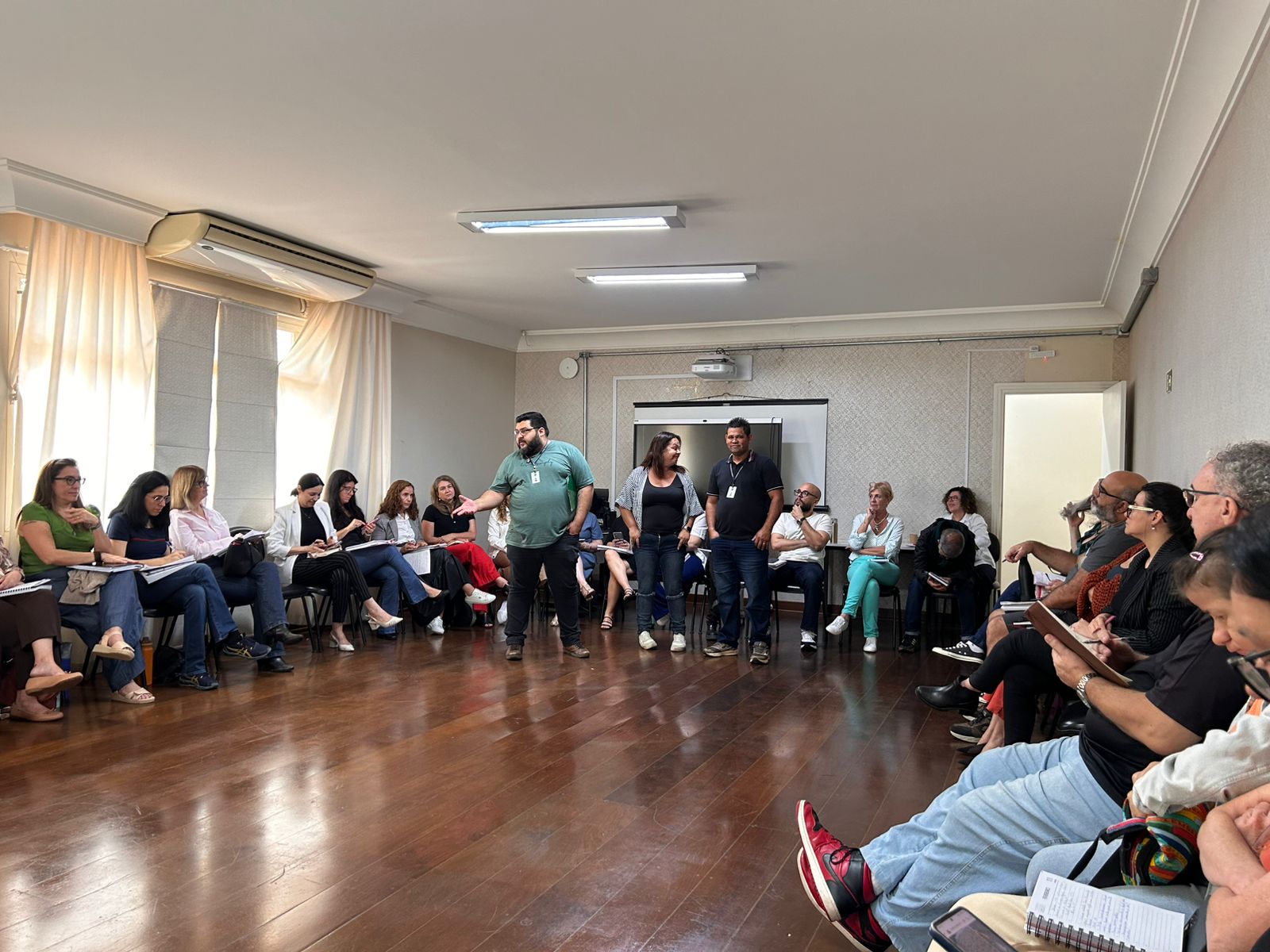 STMC - Diretores do STMC visitam NAEDs e se apresentam a gestores da Educação