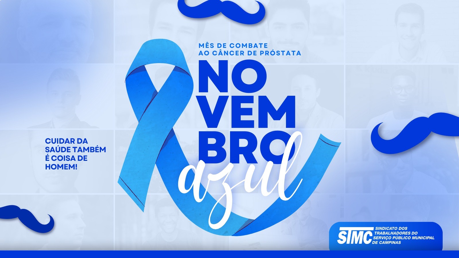 NOVEMBRO AZUL: Mês de conscientização e prevenção do câncer de próstata. 