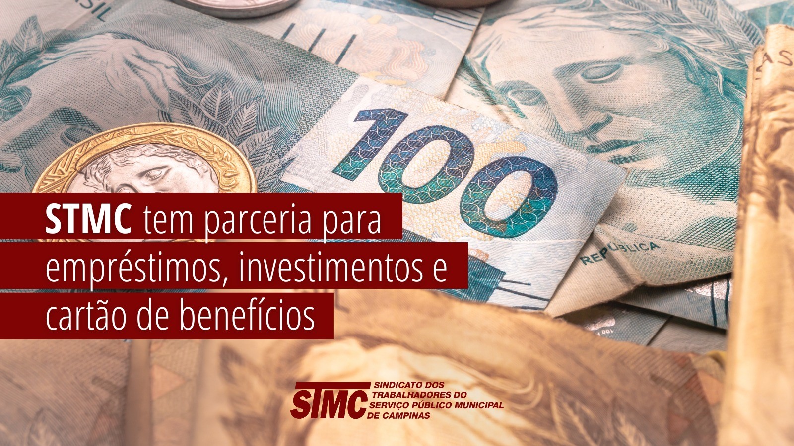 STMC tem parceria para empréstimos, investimentos e cartão de benefícios. 